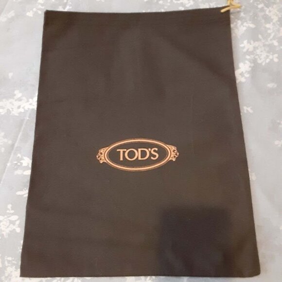 TOD'S Brown Cotton Dustbag